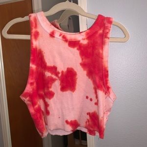 Target cropped tie dye tank